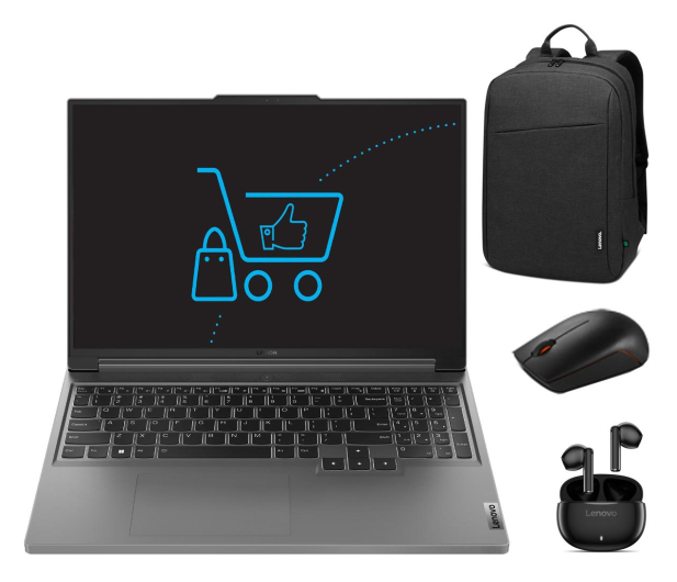 Lenovo Legion Slim 5-16 Ryzen 7-8845HS/16GB/512 RTX4060 165Hz - 1269431 - zdjęcie